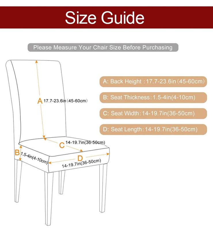 Dining Chair Seat Slipcover