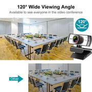 Full HD 1080P Wide Angle Webcam  with Tripod