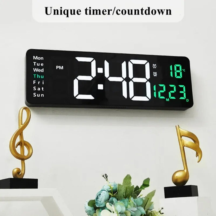 Large Digital Wall Clock
