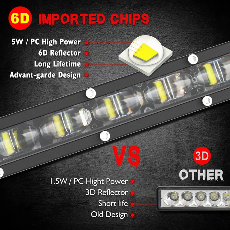 6D Ultra Strip LED Light Bar