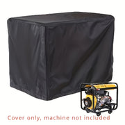 Heavy-Duty Black Generator Cover