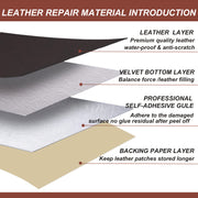 Self Adhesive Faux Leather Repair Patch