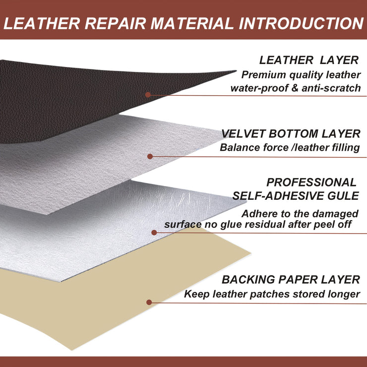 Self Adhesive Faux Leather Repair Patch