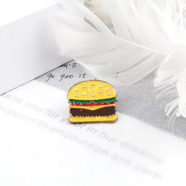 Hamburger French Fries Pins