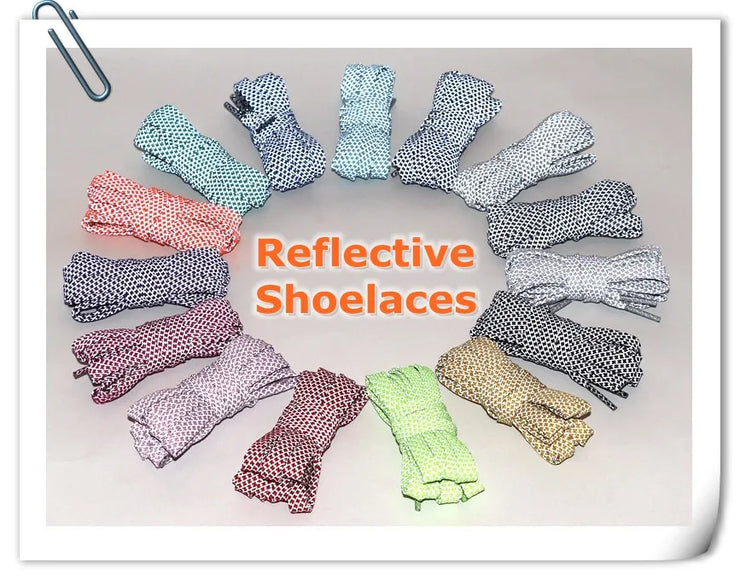 Reflective Flat Shoelaces