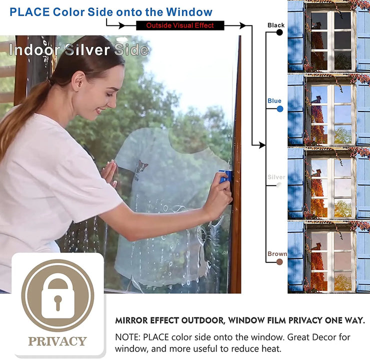 One Way Window Privacy Film