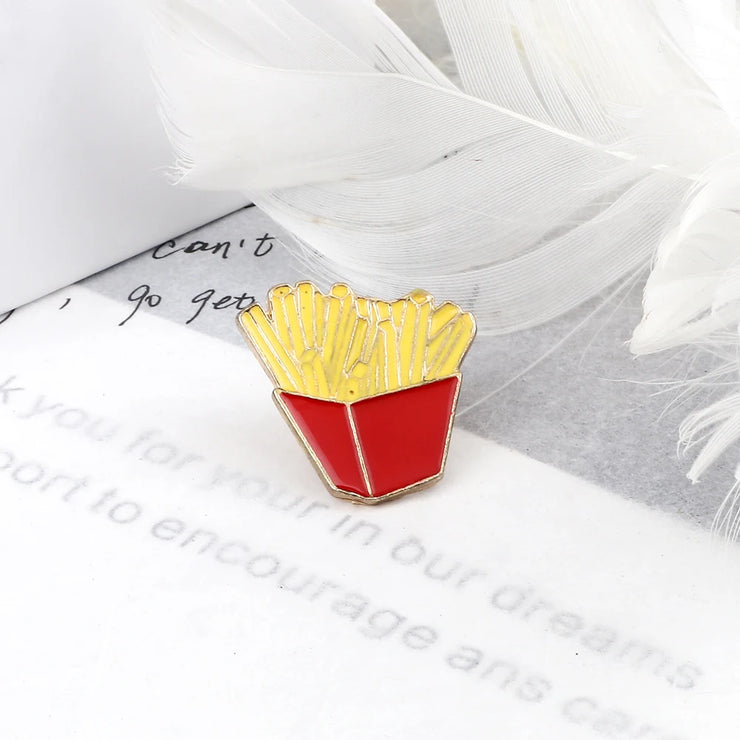 Hamburger French Fries Pins