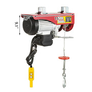 Electric Hoist with Wired Remote Control Lifter
