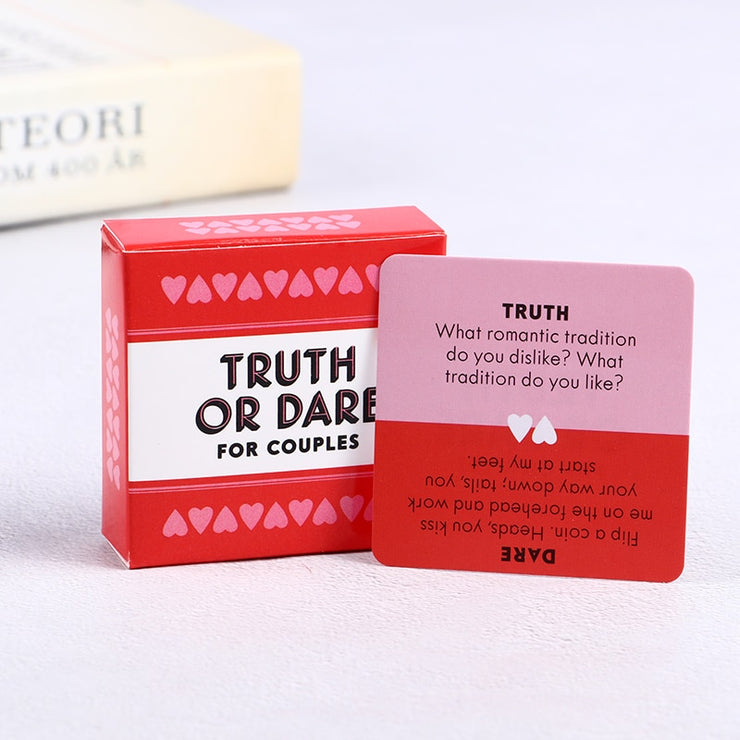 Truth Or Dare Card Game For Couples (English Version)
