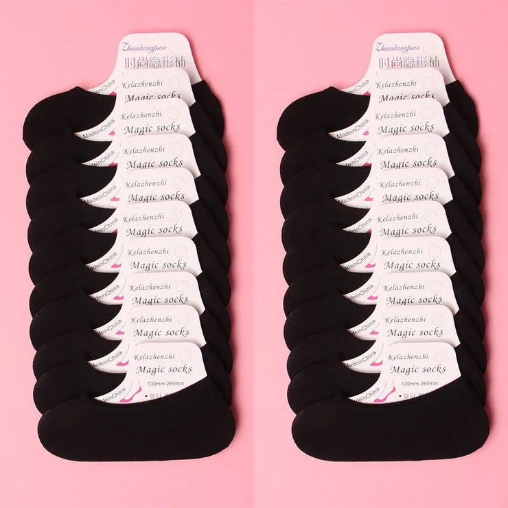 20 Pair Women's Transparent Socks