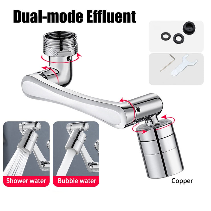 Stainless steel Universal Swivel Extension Faucet