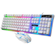 Wired USB Tactile Lighting Keyboard & Mouse