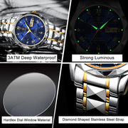 Mans Luxury Waterproof Wristwatch