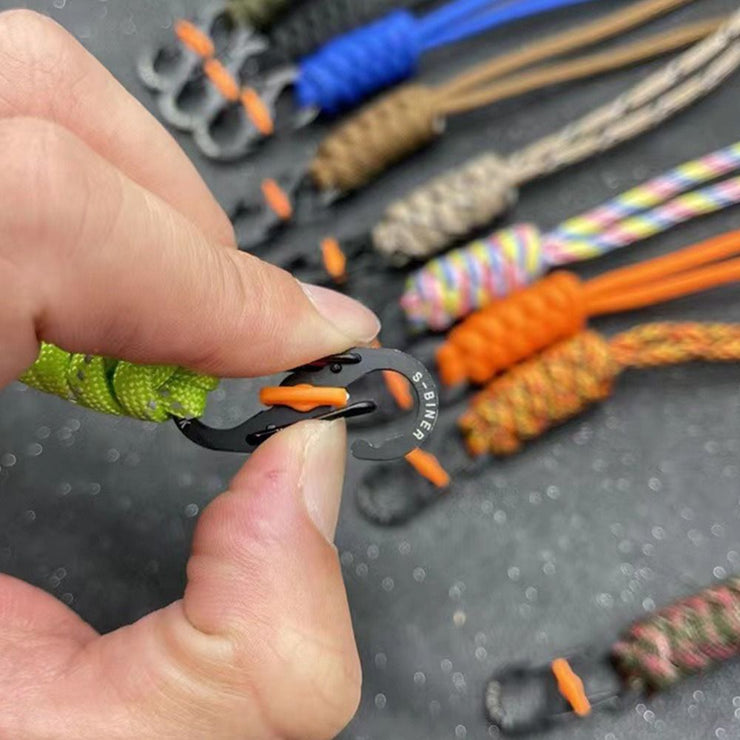 Snake Knot Paracord Keychain