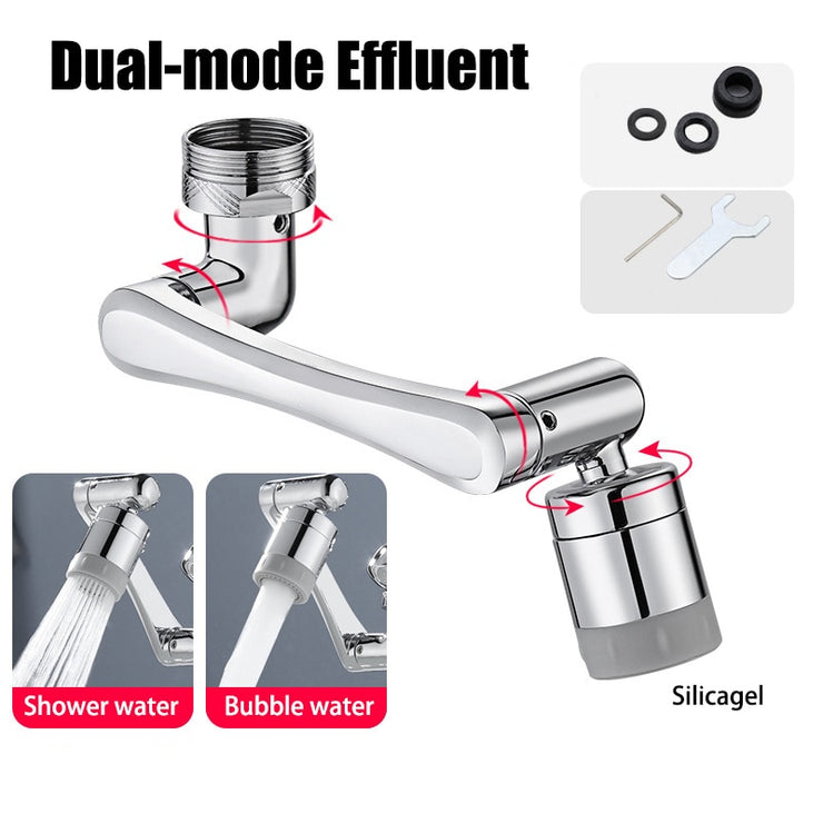 Stainless steel Universal Swivel Extension Faucet