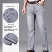 Men's Business Casual High Waist Jeans