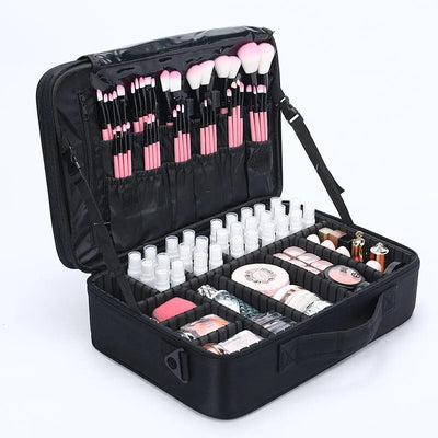 Portable Professional  Makeup Bag