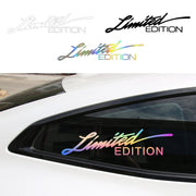 LIMITED EDITION Reflective Laser Decal