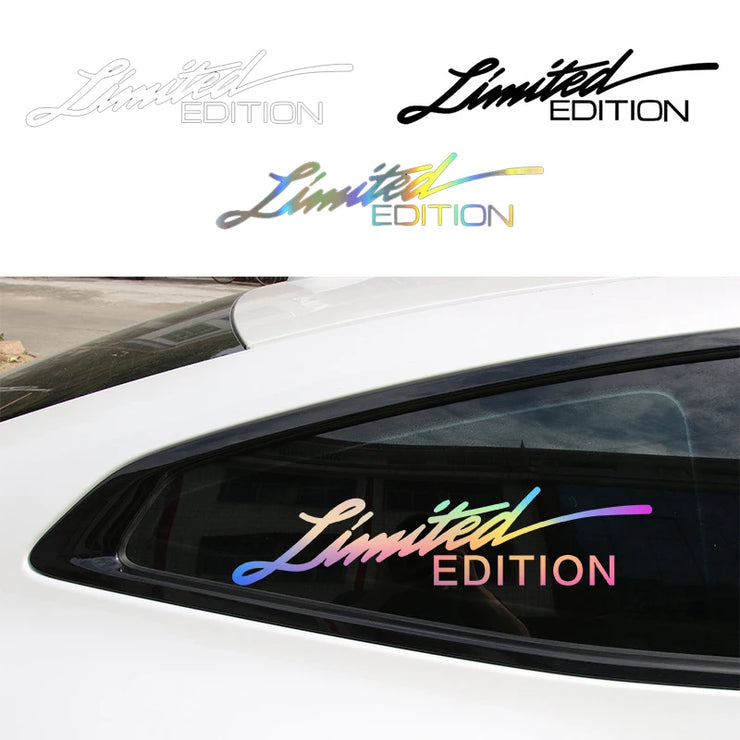 LIMITED EDITION Reflective Laser Decal