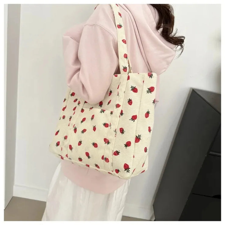 BLOWOUT SALE - Fashionable Strawberries Handbag