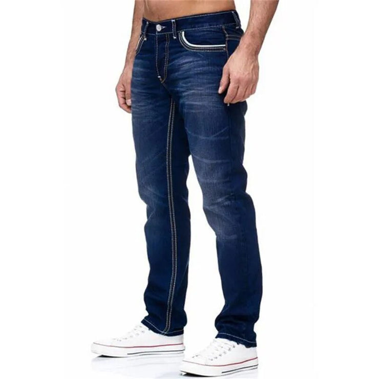 Stylish Men's Stretch Denim Pants