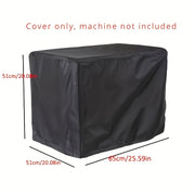 Heavy-Duty Black Generator Cover