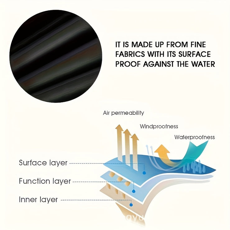 Heavy-Duty Black Generator Cover