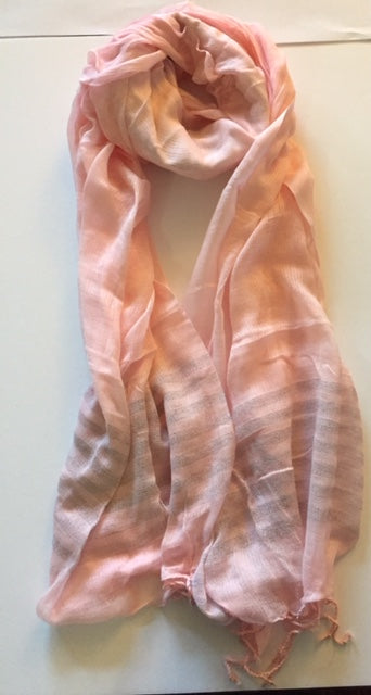 Women's Handloom Scarf- Pink Color
