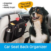 Mobile Dog Gear Car Seat Back Organizer
